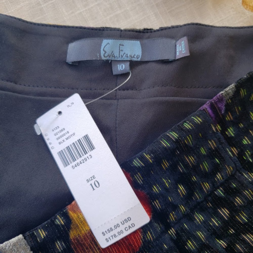 NWT Anthro Pasquette Velvet Wide-Leg Pants 10 - Picture 12 of 12